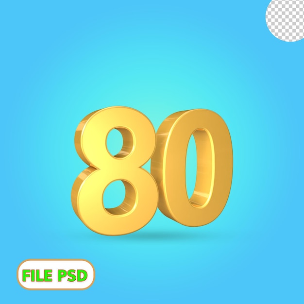 Numero 3D 8