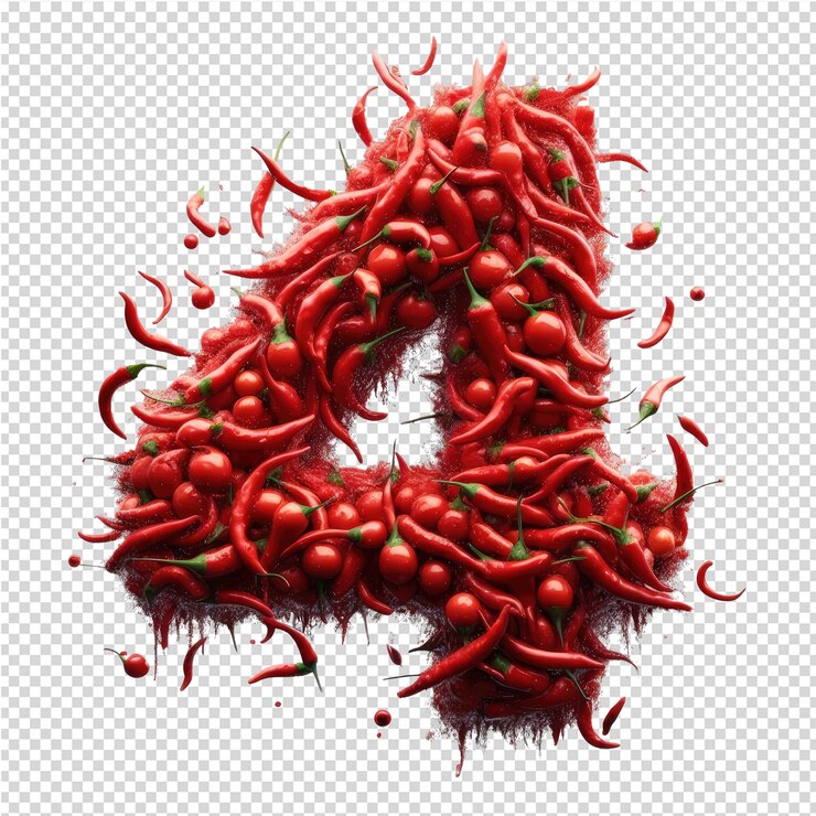 PSD número 3d aislado en un lienzo png claro