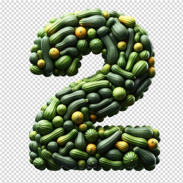 PSD número 3d aislado en un lienzo png claro