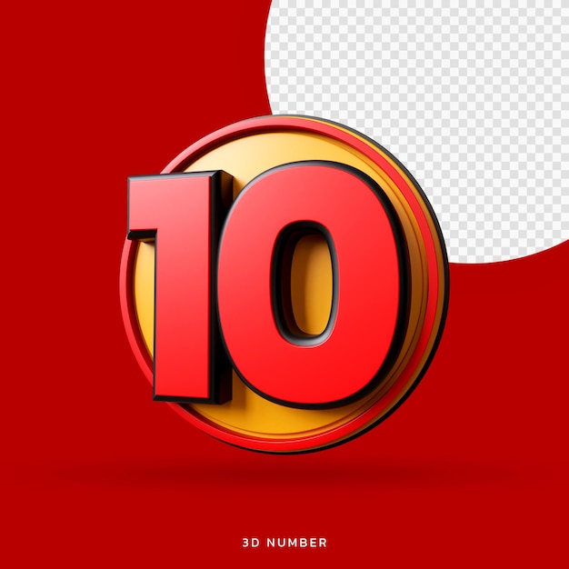 Número 3d premium ps