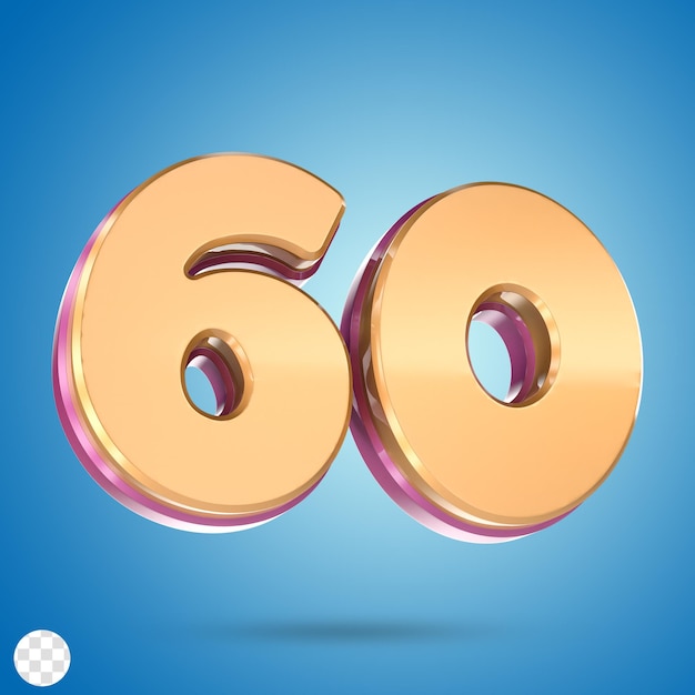 Número 3D Render