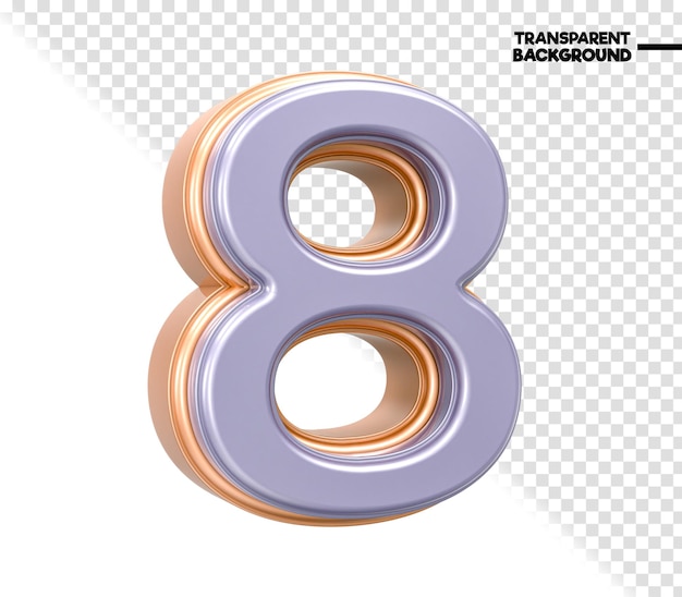 Numéro 8 Rendering 3D