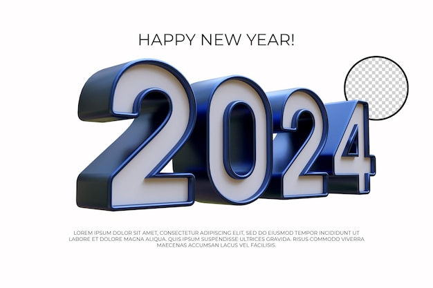 Numéro De L'année Nouvelle 2024