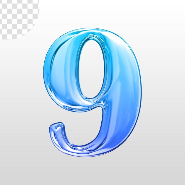 Numero Anniversario 3D Render