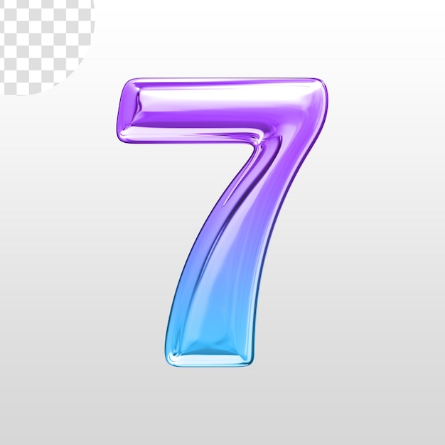 Numero Anniversario 3D Render