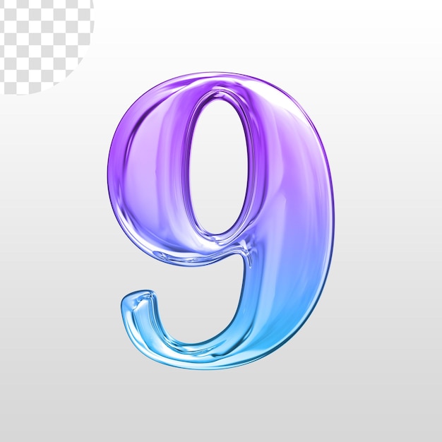Numero Anniversario 3D Render