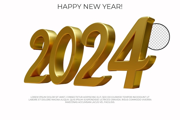 Número de año nuevo 2024