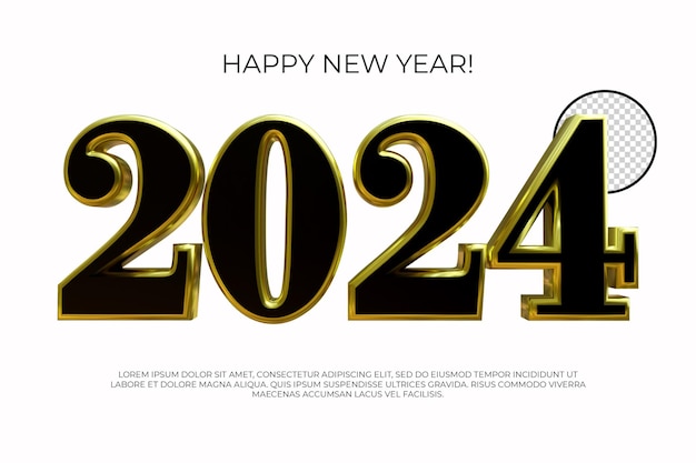 Número de año nuevo 2024