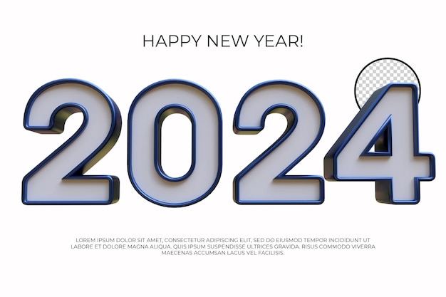 Número de año nuevo 2024