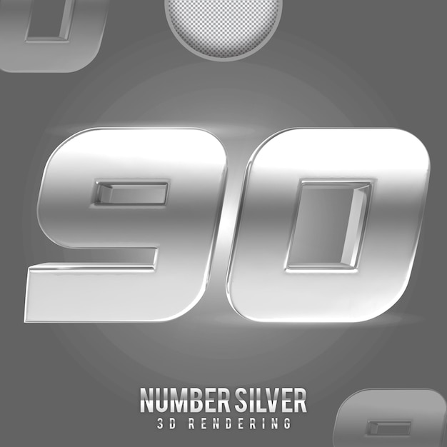 numero argento 90 banner