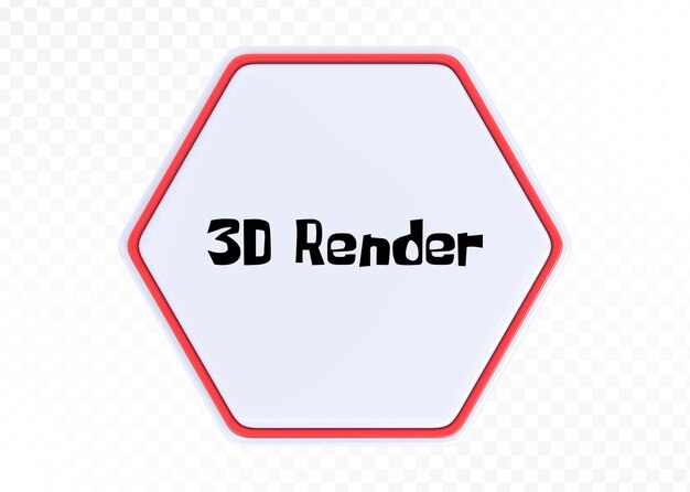 PSD numéro ballon 3d renderingicon d'étiquette de prix illustration de rendu 3d isolée