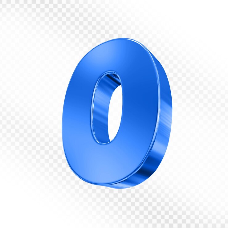 PSD numero blu 0