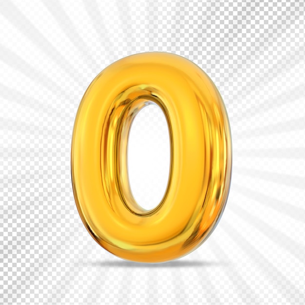 Numero d'oro 0 Lusso 3d