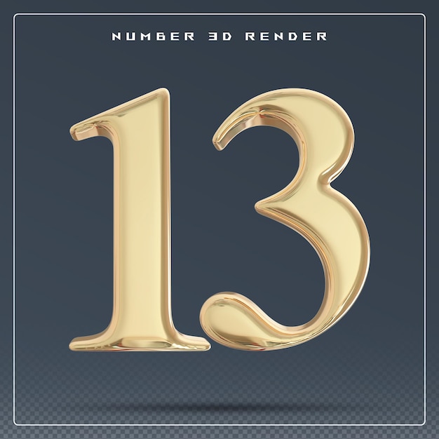 Numero d'oro 3D 13