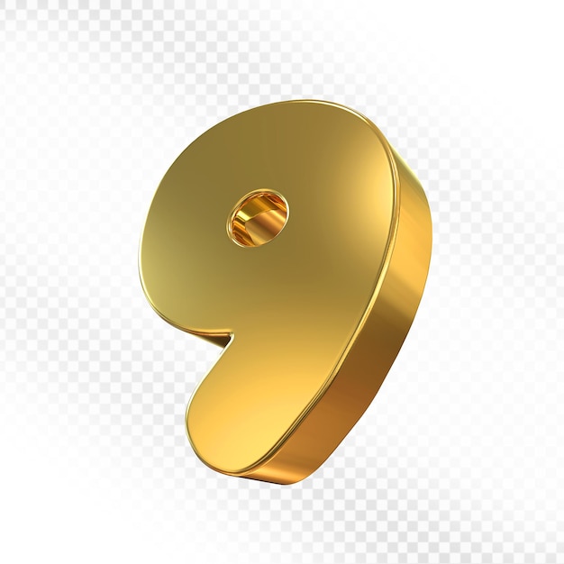 Numero d'oro 3D 9