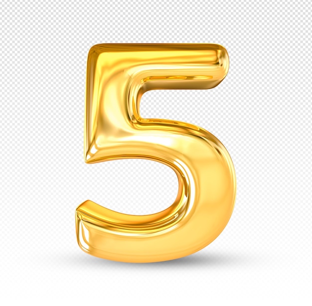 Numero d'oro 5 lusso 3d