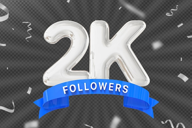 Número de 2k seguidores