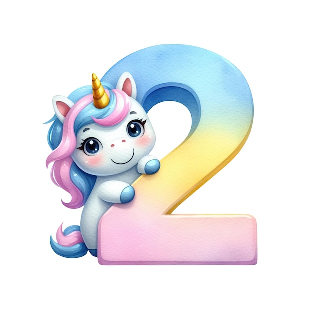 PSD numéro deux com unicornio