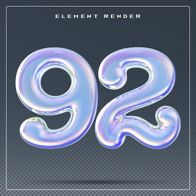 Numero di gradiente 3D 92