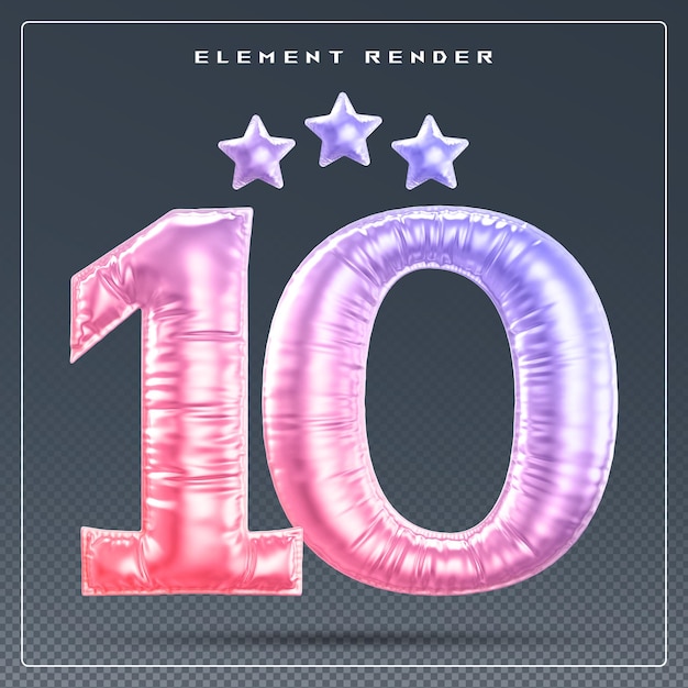 Numero di gradiente del decimo anniversario