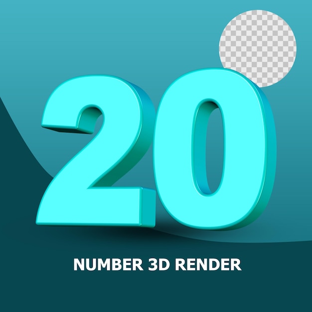 NUMERO DI RENDER 3D