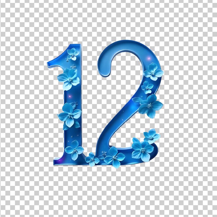 PSD el número uno es azul y tiene el número uno escrito en azul