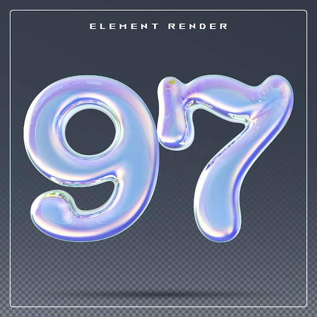 Numéro de gradient 3D 97