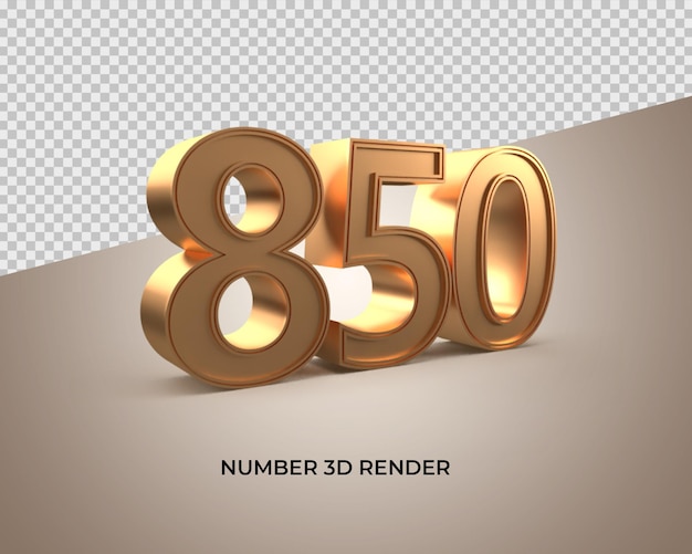 Numéro D'or 3d 850