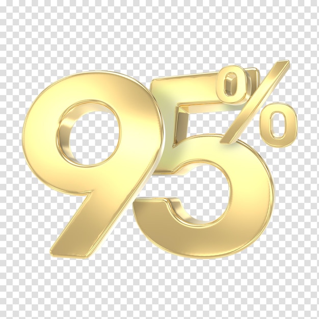 Numéro D'or 3d Rendu