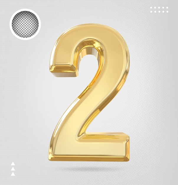 Número de oro 2 3D