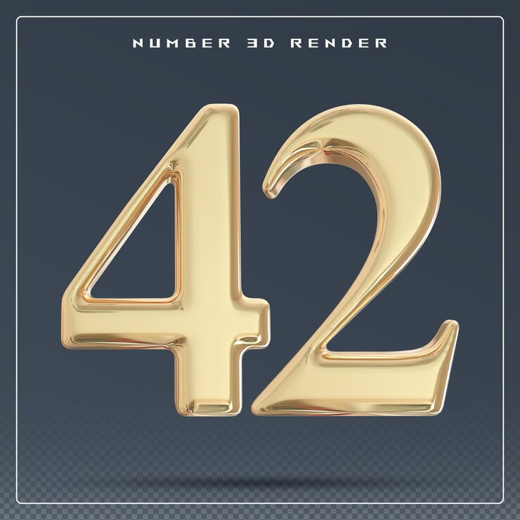 PSD número de oro en 3d 42