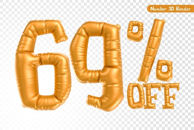 número, oro, 3d, interpretación