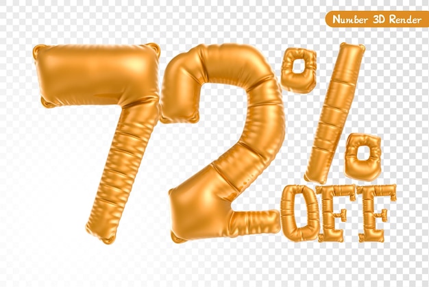 Numero Oro Rendering 3D