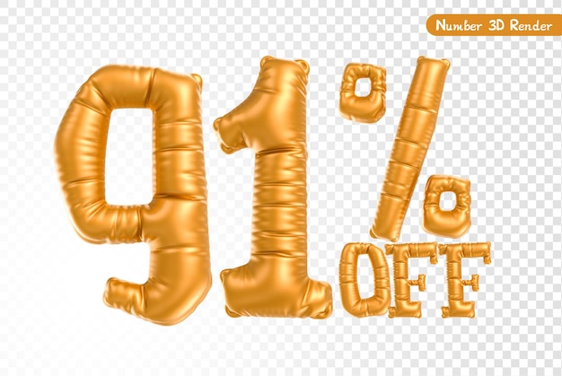Numero Oro Rendering 3D