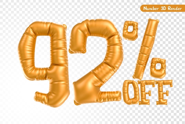 Numero Oro Rendering 3D
