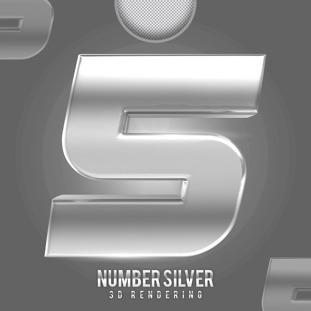 número plata 5 banner