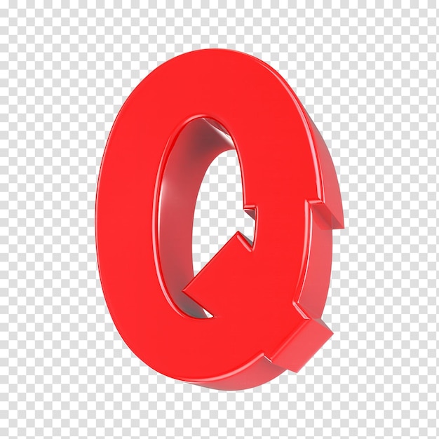Número de renderizado 3D transparente