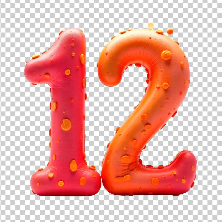 PSD numero rosso 1 con gocce d'acqua e numero rosso 1