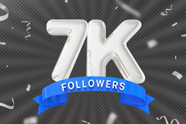número de seguidores de 7k