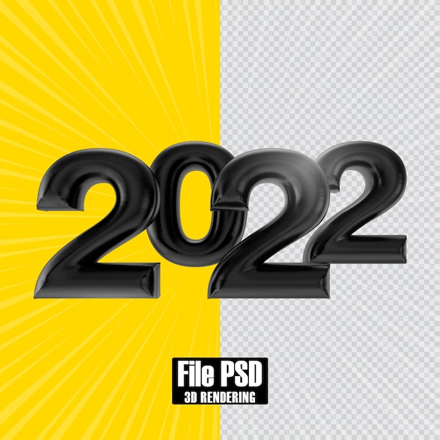 Número de texto 2022 Representación 3D