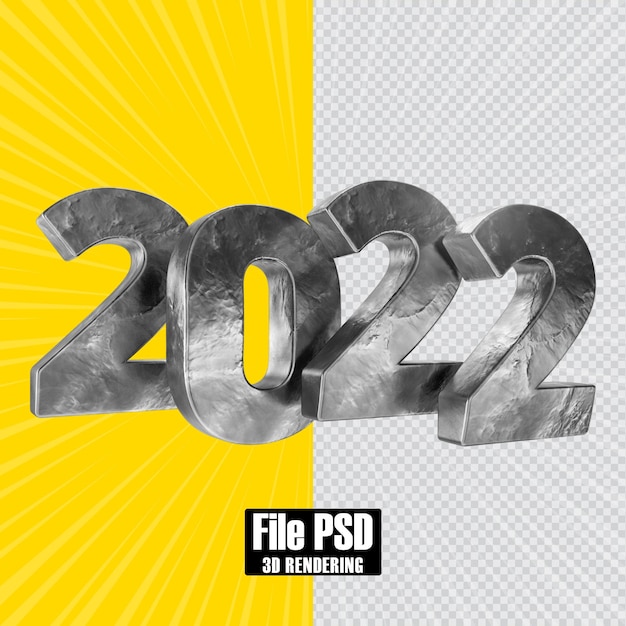 Número de texto 2022 Representación 3D