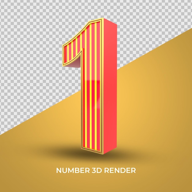 Números 3d para venda