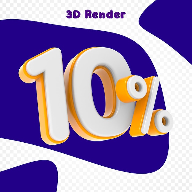 Nummer 10 3D-Rendering