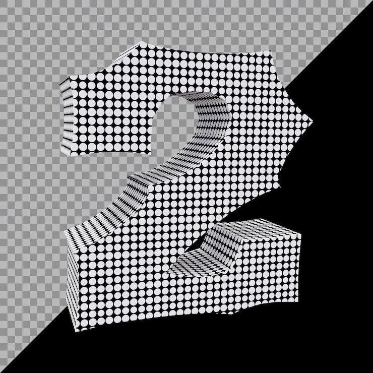 PSD nummer 2 3d-rendering