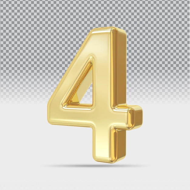 Nummer 4 Gold