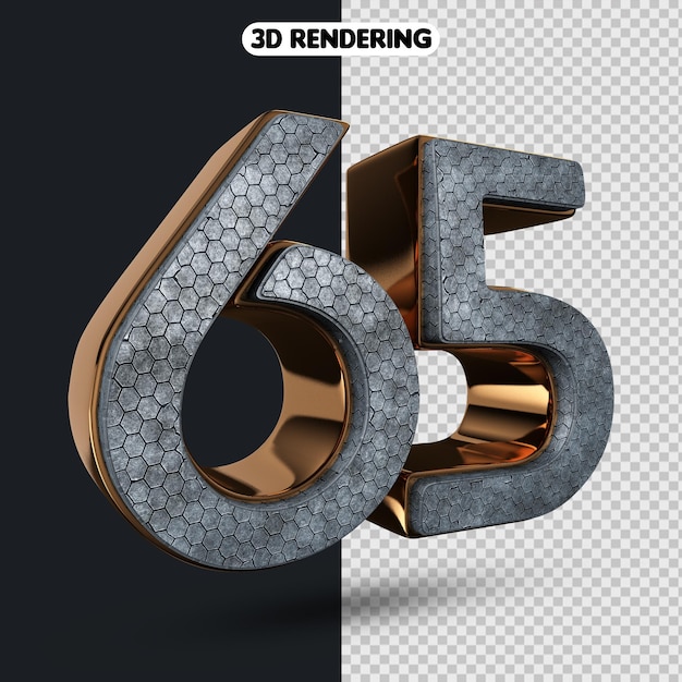 PSD nummer 65 3d-rendering