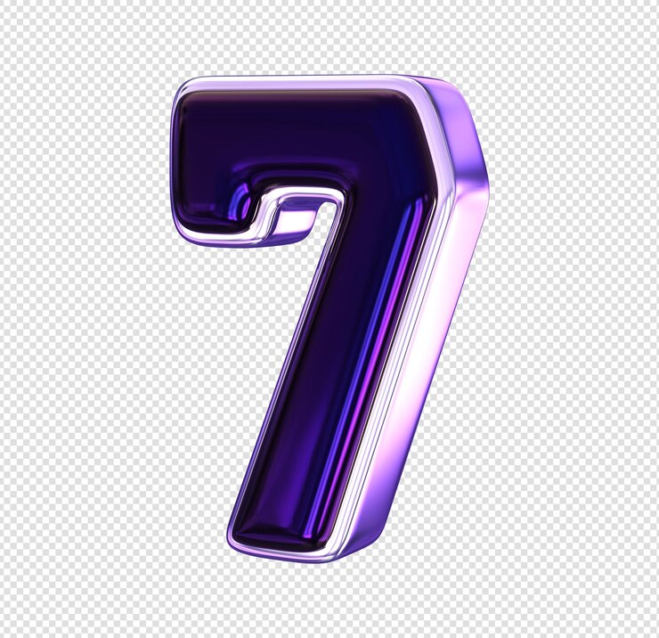 PSD nummer 7 3d-rendering