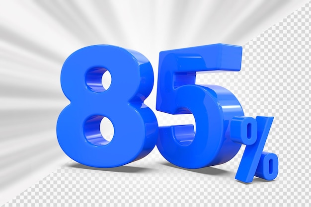 Nummer 85 Prozent Rabatt