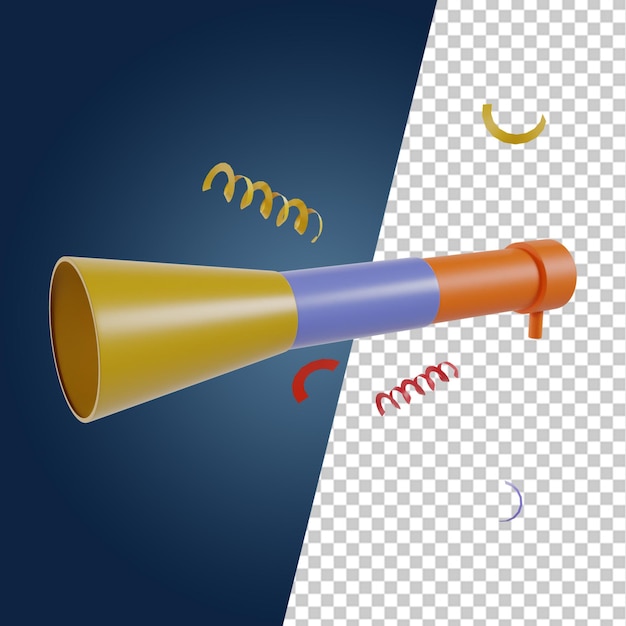 Nuova anno 2024 icone 3d render design clipart