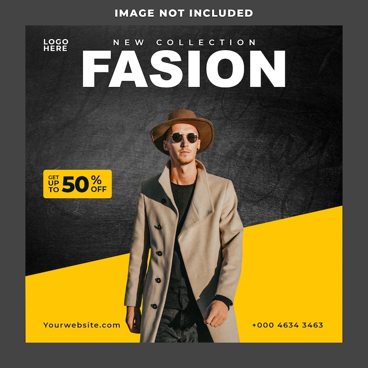 PSD nuova collezione di moda 50 sconti